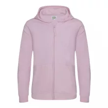 Gyerek kapucnis pulóver Just Hoods AWJH050J Kids Zoodie -12/13, Baby Pink
