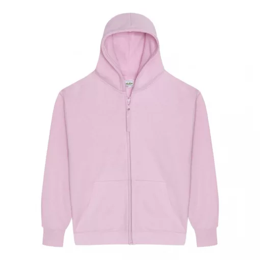 Gyerek kapucnis pulóver Just Hoods AWJH050J Kids Zoodie -5/6, Baby Pink