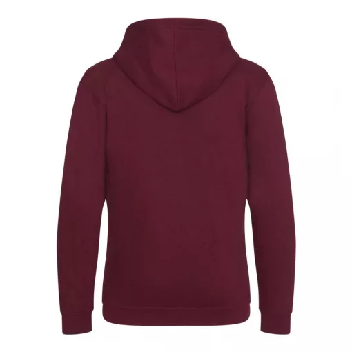Gyerek kapucnis pulóver Just Hoods AWJH050J Kids Zoodie -3/4, Burgundy