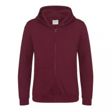 Gyerek kapucnis pulóver Just Hoods AWJH050J Kids Zoodie -5/6, Burgundy