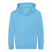 Gyerek kapucnis pulóver Just Hoods AWJH050J Kids Zoodie -12/13, Hawaiian Blue