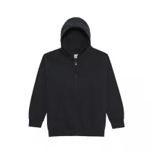 Gyerek kapucnis pulóver Just Hoods AWJH050J Kids Zoodie -5/6, Jet Black