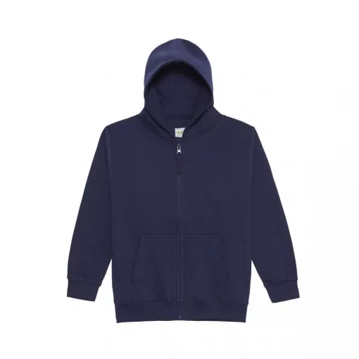 Gyerek kapucnis pulóver Just Hoods AWJH050J Kids Zoodie -12/13, New French Navy
