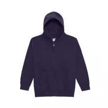 Gyerek kapucnis pulóver Just Hoods AWJH050J Kids Zoodie -3/4, Oxford Navy