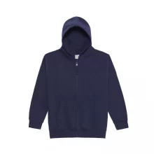 Gyerek kapucnis pulóver Just Hoods AWJH050J Kids Zoodie -7/8, Oxford Navy