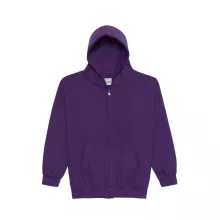 Gyerek kapucnis pulóver Just Hoods AWJH050J Kids Zoodie -3/4, Purple
