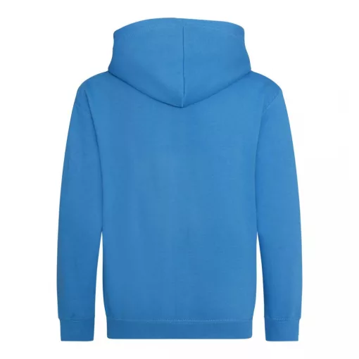 Gyerek kapucnis pulóver Just Hoods AWJH050J Kids Zoodie -3/4, Sapphire Blue
