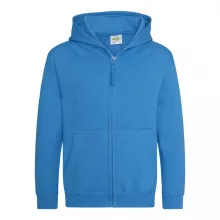 Gyerek kapucnis pulóver Just Hoods AWJH050J Kids Zoodie -5/6, Sapphire Blue