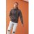   Uniszex pulóver Just Hoods AWJH150 Graduate Heavyweight Zoodie -2XL, Heather Grey