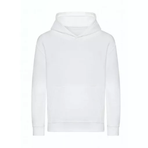 Gyerek kapucnis pulóver Just Hoods AWJH201J Kids Organic Hoodie -XL, Arctic White
