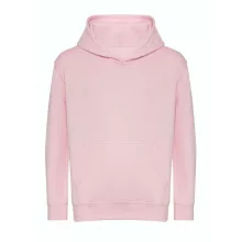 Gyerek kapucnis pulóver Just Hoods AWJH201J Kids Organic Hoodie -XS, Baby Pink