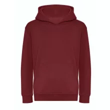 Gyerek kapucnis pulóver Just Hoods AWJH201J Kids Organic Hoodie -XS, Burgundy