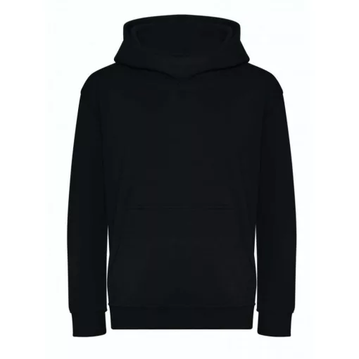 Gyerek kapucnis pulóver Just Hoods AWJH201J Kids Organic Hoodie -XS, Deep Black