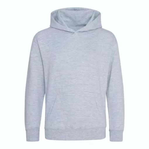 Gyerek kapucnis pulóver Just Hoods AWJH201J Kids Organic Hoodie -XS, Heather Grey