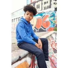 Gyerek kapucnis pulóver Just Hoods AWJH201J Kids Organic Hoodie -XS, Royal Blue