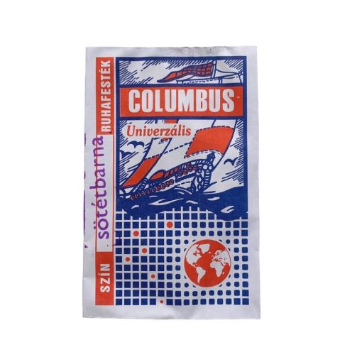 Columbus ruhafesték, batikfesték 1 szín/csomag, 5g/tasak, Sötétbarna szín