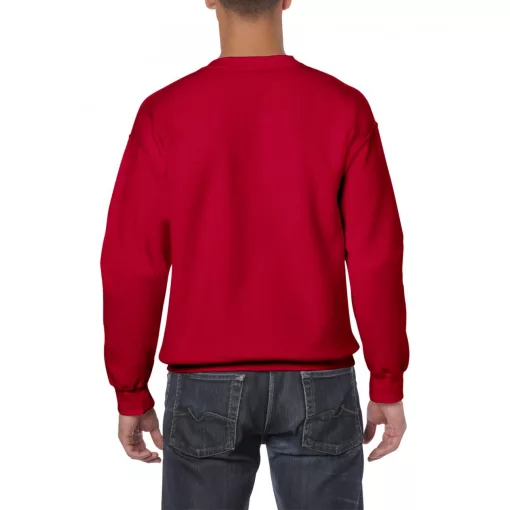 Uniszex pulóver Gildan GI18000 Heavy Blend Adult Crewneck Sweatshirt -L, Cherry Red