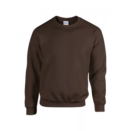 Uniszex pulóver Gildan GI18000 Heavy Blend Adult Crewneck Sweatshirt -XL, Dark Chocola