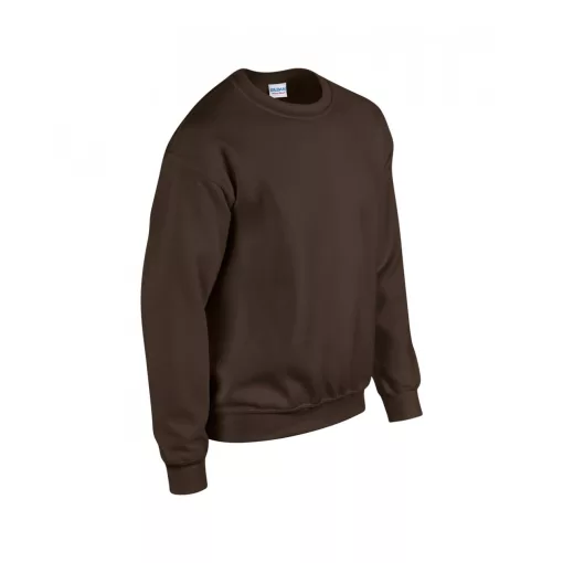 Uniszex pulóver Gildan GI18000 Heavy Blend Adult Crewneck Sweatshirt -XL, Dark Chocola