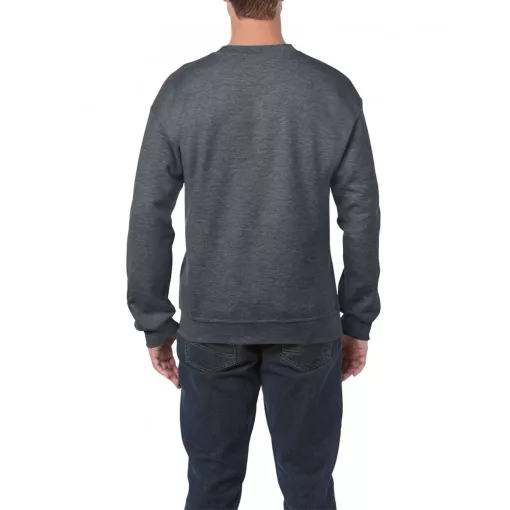 Uniszex pulóver Gildan GI18000 Heavy Blend Adult Crewneck Sweatshirt -L, Dark Heather