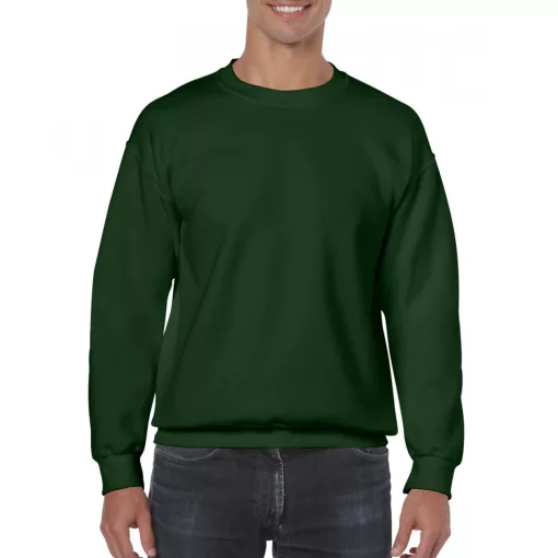 Uniszex pulóver Gildan GI18000 Heavy Blend Adult Crewneck Sweatshirt -2XL, Forest Gree