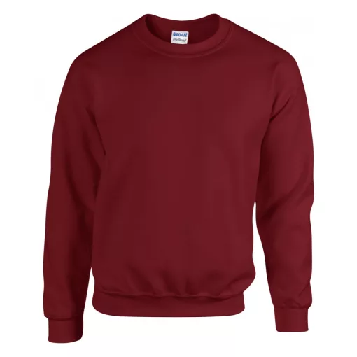 Uniszex pulóver Gildan GI18000 Heavy Blend Adult Crewneck Sweatshirt -S, Garnet