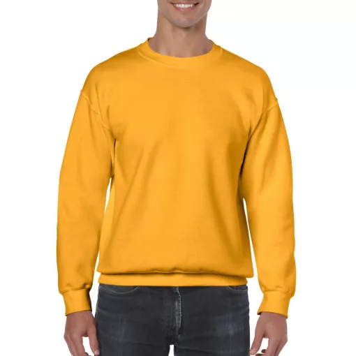 Uniszex pulóver Gildan GI18000 Heavy Blend Adult Crewneck Sweatshirt -3XL, Gold