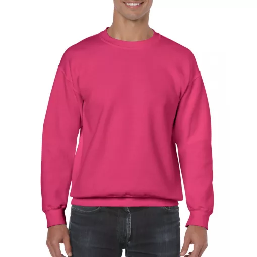 Uniszex pulóver Gildan GI18000 Heavy Blend Adult Crewneck Sweatshirt -XL, Heliconia