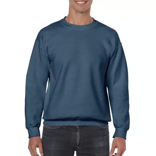 Uniszex pulóver Gildan GI18000 Heavy Blend Adult Crewneck Sweatshirt -3XL, Indigo Blue