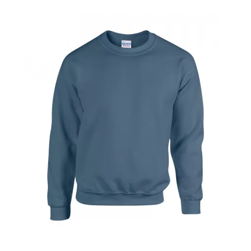 Uniszex pulóver Gildan GI18000 Heavy Blend Adult Crewneck Sweatshirt -L, Indigo Blue