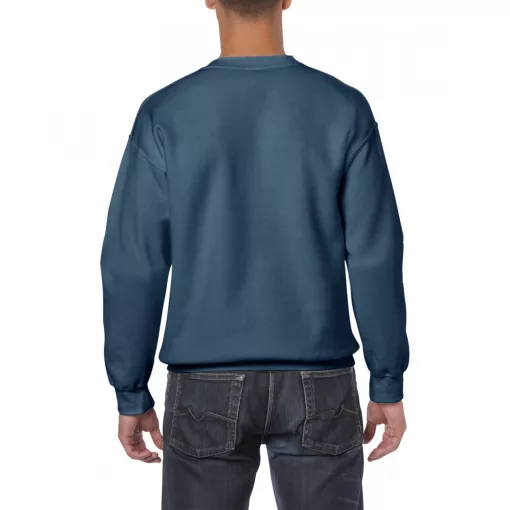 Uniszex pulóver Gildan GI18000 Heavy Blend Adult Crewneck Sweatshirt -S, Indigo Blue