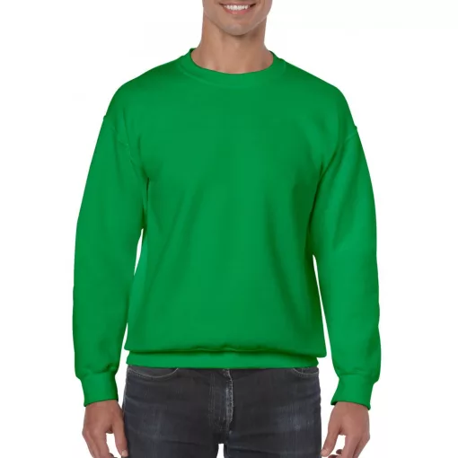 Uniszex pulóver Gildan GI18000 Heavy Blend Adult Crewneck Sweatshirt -XL, Irish Green