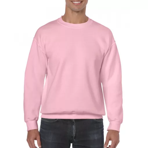Uniszex pulóver Gildan GI18000 Heavy Blend Adult Crewneck Sweatshirt -2XL, Light Pink