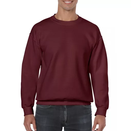 Uniszex pulóver Gildan GI18000 Heavy Blend Adult Crewneck Sweatshirt -3XL, Maroon