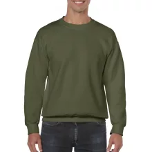 Uniszex pulóver Gildan GI18000 Heavy Blend Adult Crewneck Sweatshirt -2XL, Military Gr