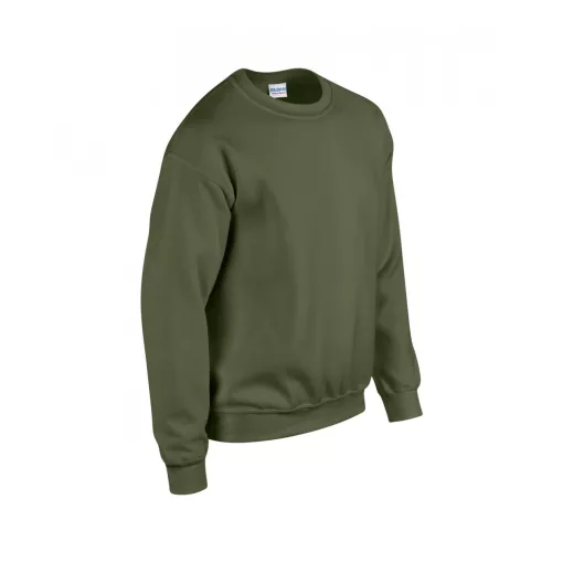 Uniszex pulóver Gildan GI18000 Heavy Blend Adult Crewneck Sweatshirt -2XL, Military Gr