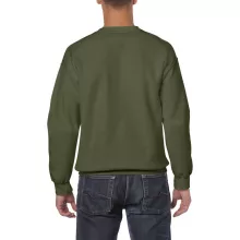 Uniszex pulóver Gildan GI18000 Heavy Blend Adult Crewneck Sweatshirt -S, Military Gree