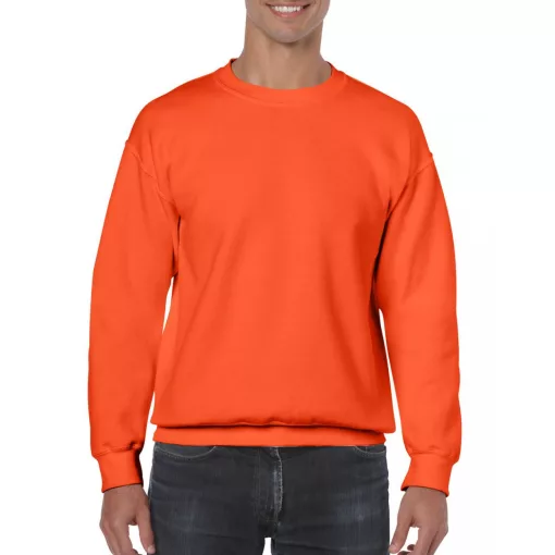 Uniszex pulóver Gildan GI18000 Heavy Blend Adult Crewneck Sweatshirt -5XL, Orange