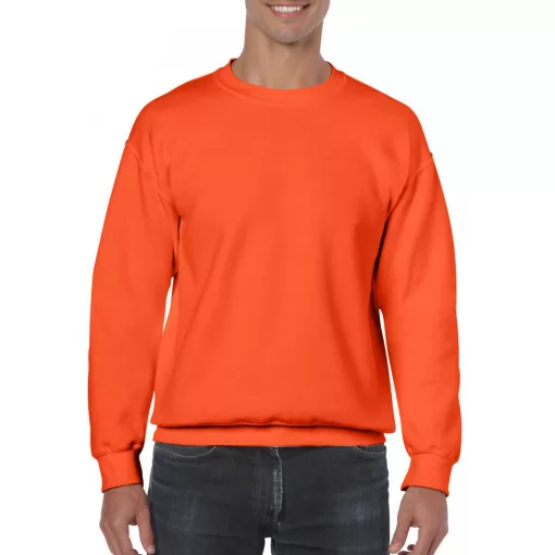 Uniszex pulóver Gildan GI18000 Heavy Blend Adult Crewneck Sweatshirt -L, Orange