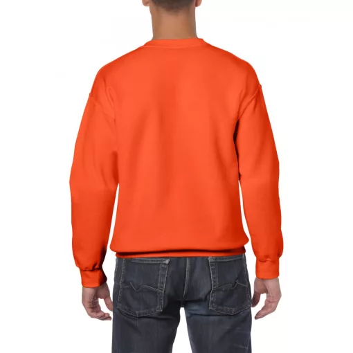 Uniszex pulóver Gildan GI18000 Heavy Blend Adult Crewneck Sweatshirt -S, Orange