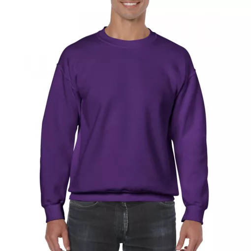 Uniszex pulóver Gildan GI18000 Heavy Blend Adult Crewneck Sweatshirt -S, Purple