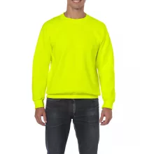 Uniszex pulóver Gildan GI18000 Heavy Blend Adult Crewneck Sweatshirt -M, Safety Green