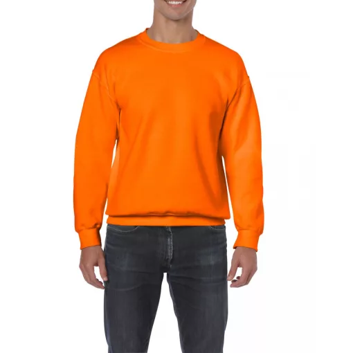 Uniszex pulóver Gildan GI18000 Heavy Blend Adult Crewneck Sweatshirt -XL, S.Orange