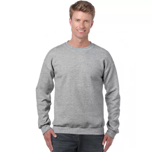 Uniszex pulóver Gildan GI18000 Heavy Blend Adult Crewneck Sweatshirt -2XL, Sport Grey