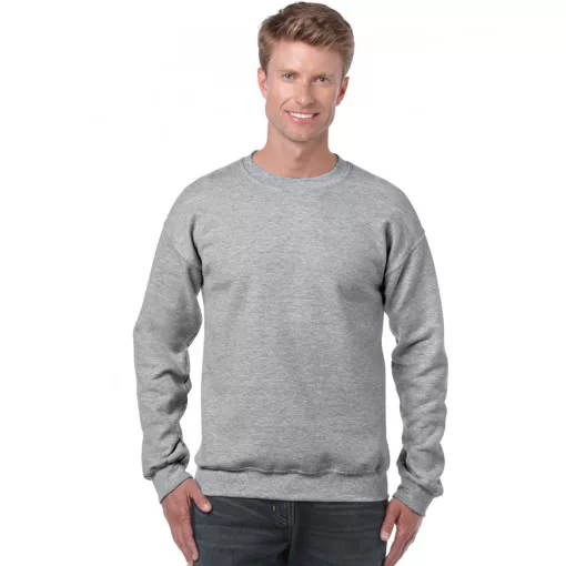 Uniszex pulóver Gildan GI18000 Heavy Blend Adult Crewneck Sweatshirt -4XL, Sport Grey