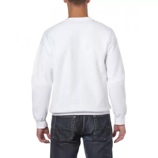 Uniszex pulóver Gildan GI18000 Heavy Blend Adult Crewneck Sweatshirt -4XL, White