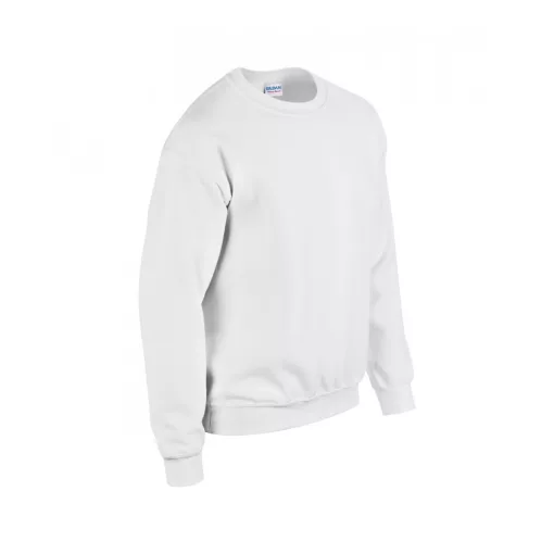 Uniszex pulóver Gildan GI18000 Heavy Blend Adult Crewneck Sweatshirt -5XL, White