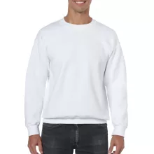 Uniszex pulóver Gildan GI18000 Heavy Blend Adult Crewneck Sweatshirt -L, White