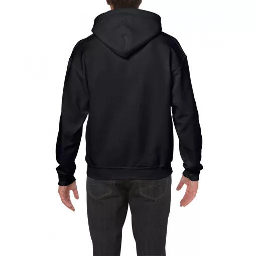Uniszex kapucnis pulóver Gildan GI18500 Heavy Blend Adult Hooded Sweatshirt -5XL, Blac
