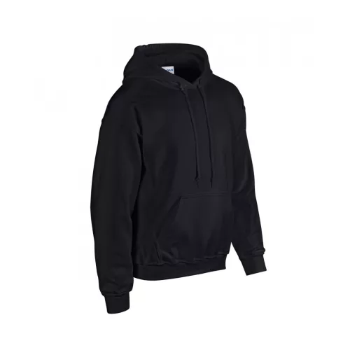 Uniszex kapucnis pulóver Gildan GI18500 Heavy Blend Adult Hooded Sweatshirt -5XL, Blac